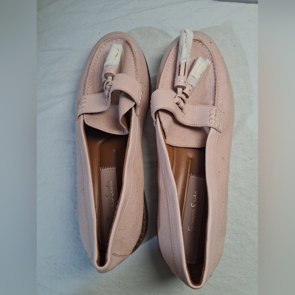 Franco Sarto Shoes - Franco Sarto Elegant Pink Leather Loafers Size 8W